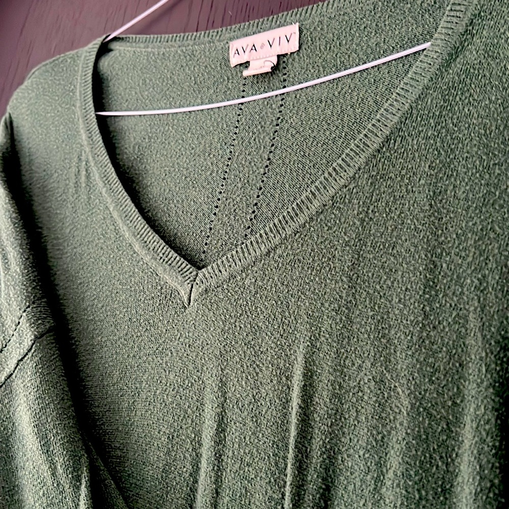 ANA+VIV Tunic Sweater, Size 4X